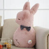Cute Bunny Plush Rabbit Toy Soft Cloth Stuffed Animal Pillow