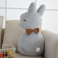 Cute Bunny Plush Rabbit Toy Soft Cloth Stuffed Animal Pillow