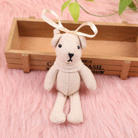 Cute Plush Teddy Bear Toy Soft Animal Key-chain Doll Baby Gifts