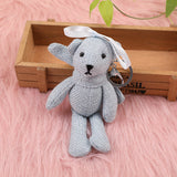 Cute Plush Teddy Bear Toy Soft Animal Key-chain Doll Baby Gifts