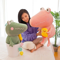 Soft Lovely Plush Crocodile Toy Birthday Gift Stuffed Cute Animal Doll