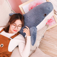 Funny Soft Bite Shark Plush Toy Pillow Cushion Gift For Children