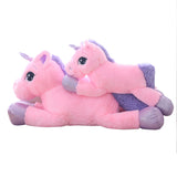 Giant Stuffed White Unicorn Toy Plush Cartoon Horse Pillow Kids Doll