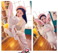 Cute Long Ear Rabbit Plush Toys Soft Stuffed Bunny Animal Dolls