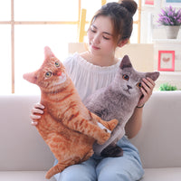 Cat Shaped Pillows Soft Stuffed Animals Cushion Sofa Decor Cartoon Plush Toys