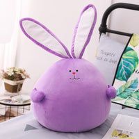 Cute Cartoon Rabbit Plush Toy Fat Round Long Ear Stuffed Bunny Doll