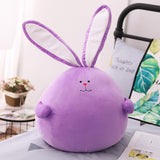 Cute Cartoon Rabbit Plush Toy Fat Round Long Ear Stuffed Bunny Doll