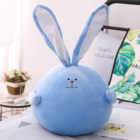 Cute Cartoon Rabbit Plush Toy Fat Round Long Ear Stuffed Bunny Doll
