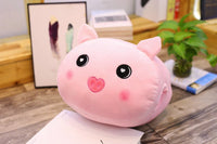 Soft Unicorn Hand Warm Stuffed Animals Plush Toy Pig Pillow Cushion