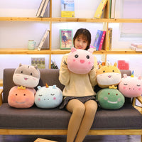 Soft Unicorn Hand Warm Stuffed Animals Plush Toy Pig Pillow Cushion