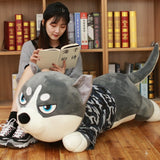 Soft Husky Dog Plush Toy Large Stuffed Cartoon Dog Animals Pillow