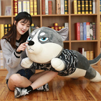 Soft Husky Dog Plush Toy Large Stuffed Cartoon Dog Animals Pillow