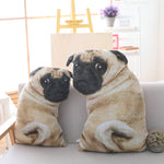 Cute Simulation Dog Plush Toy Soft Stuffed Animal Dog Pillow Cushion