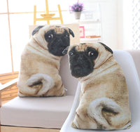 Cute Simulation Dog Plush Toy Soft Stuffed Animal Dog Pillow Cushion