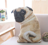 Cute Simulation Dog Plush Toy Soft Stuffed Animal Dog Pillow Cushion