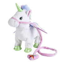 Walking Unicorn Plush Doll Electronic Music Stuffed Animal Toy