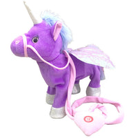 Walking Unicorn Plush Doll Electronic Music Stuffed Animal Toy