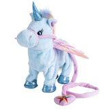Walking Unicorn Plush Doll Electronic Music Stuffed Animal Toy