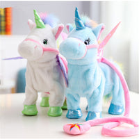 Walking Unicorn Plush Doll Electronic Music Stuffed Animal Toy