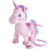 Walking Unicorn Plush Doll Electronic Music Stuffed Animal Toy