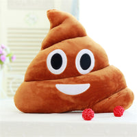 Feces Bucket Pillow Plush Toys Struggle Dolls Cute Emoji Poop Cushion