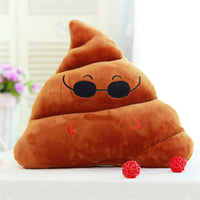 Feces Bucket Pillow Plush Toys Struggle Dolls Cute Emoji Poop Cushion
