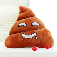 Feces Bucket Pillow Plush Toys Struggle Dolls Cute Emoji Poop Cushion