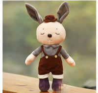 Couples Rabbit Plush Toys Bunny Sleep Doll Rabbit Wedding Press Dolls