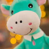 Cute Cow Cattle Plush Toys Stuffed Animal Calf Baby Doll Toys