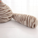 Cute Stripe Cat Plush Toy Doll Soft Stuffed Cat Pillow Toy for Baby