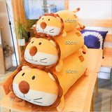 Cute Cartoon Lion Plush Toy Stuffed Animal Lion Doll Pillow