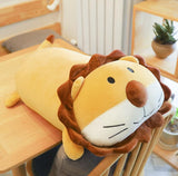 Cute Cartoon Lion Plush Toy Stuffed Animal Lion Doll Pillow