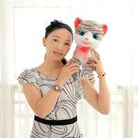 Cute Stripe Cat Plush Toy Doll Soft Stuffed Cat Pillow Toy for Baby