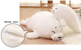 Lovely Soft Elastic Seals Marine Animal Plush Stuffed Pillow Toys