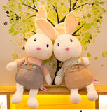 Cartoon Shy Rabbit Doll Pillow Children Stuffed Bunny Plush Toys
