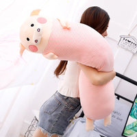 Cute Pig Plush Toy Soft Stuffed Cartoon Animal Pig Doll Pillow