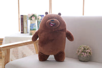 Cartoon Bear Plush Toy Soft Stuffed Animal Bear Panda Doll Pillow