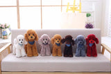 Soft Poodle Dog Plush Toys Cartoon Animal Teddy Dog Toys Doll for Kids