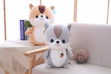 Cute Cartoon Squirrel Plush Toy Soft Stuffed Animal Doll for Kids