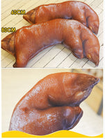Realistic Trotters Plush Pillow Big Soft Stuffed Fat Food Pig Hand Toy