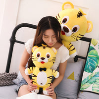 Cartoon Cute Standing Tiger Plush Toys Soft Stuffed Animal Tiger Doll