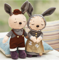 Couples Rabbit Plush Toys Bunny Sleep Doll Rabbit Wedding Press Dolls