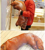 Realistic Trotters Plush Pillow Big Soft Stuffed Fat Food Pig Hand Toy