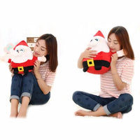 Christmas Santa Claus Plush Doll Stuffed Luminous Music Toys for Kids