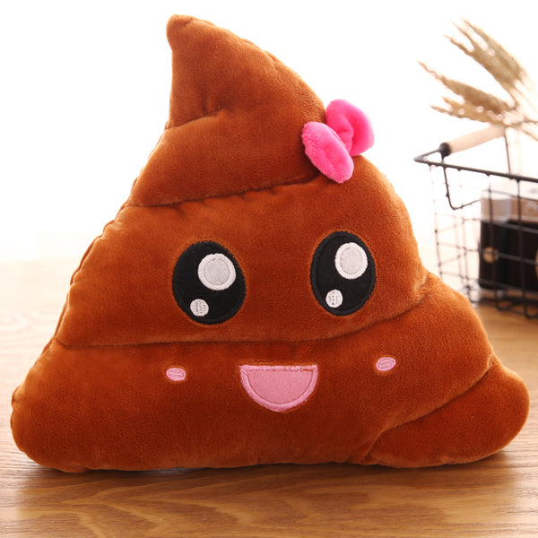 Emoji pillows poop store