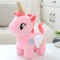 Cute Unicorn Plush Toy Unicorn Stuffed Doll Appease Sleeping Pillow