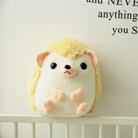Lovely Soft Hedgehog Animal Doll Stuffed Plush Toy Home Party Wedding Grey/Yellow