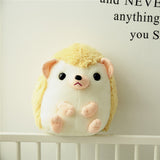 Lovely Soft Hedgehog Animal Doll Stuffed Plush Toy Home Party Wedding Grey/Yellow