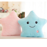 Luminous Star Pillow Cushion Led Colorful Glowing Star Plush Doll Toy