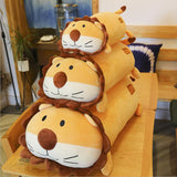 Cute Cartoon Lion Plush Toy Stuffed Animal Lion Doll Pillow